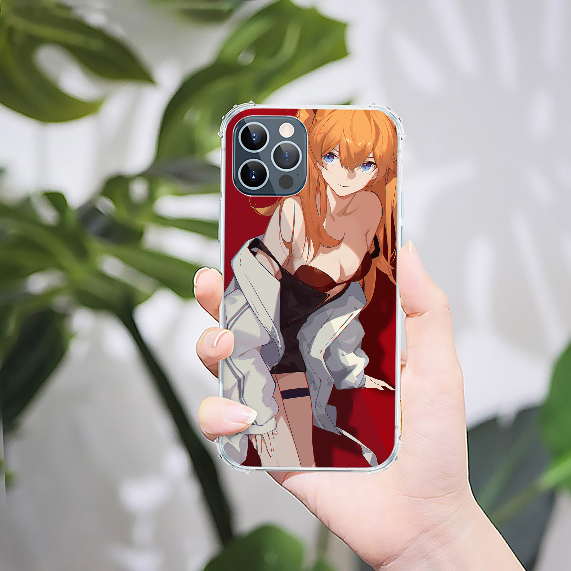 （画像用） EVA 新世紀エヴァンゲリオン 【iPhone 12シリーズ対応】透明スマホケース（クリアソフトケース）